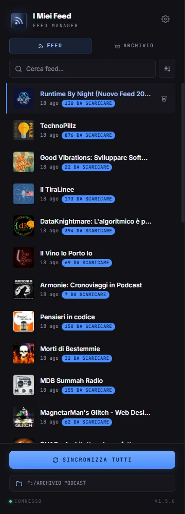 Runtime FeedDownloader Pro · Screenshot 4